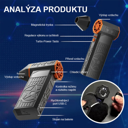 【5000w vysoký výkon】teplovzdušný sněhový ventilátor – i extrémní chlad zvládne snadno.