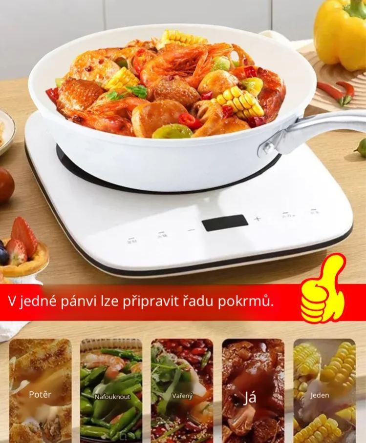 Keramická glazura s nepřilnavým povrchem