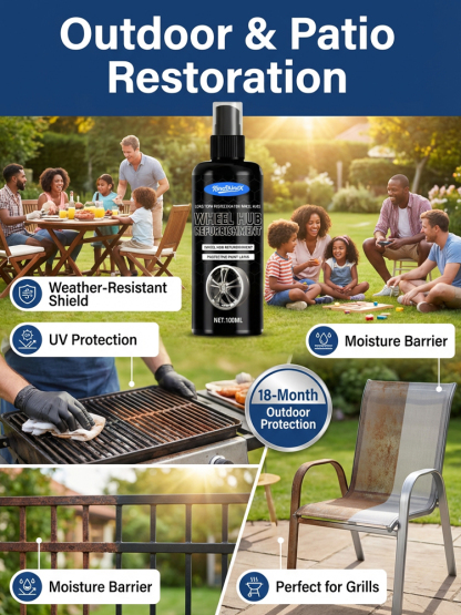 Powerful metal rust remover and protector, it not only removes rust but also eliminates stains, restoring the shine and brightness of metal! 