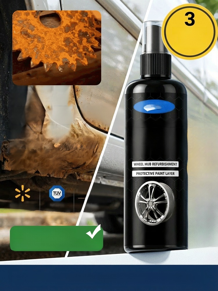 Powerful metal rust remover and protector, it not only removes rust but also eliminates stains, restoring the shine and brightness of metal! 