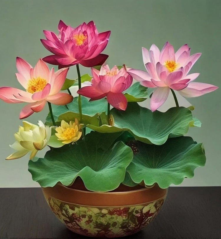【转运招财】观赏水培碗莲_08.jpg