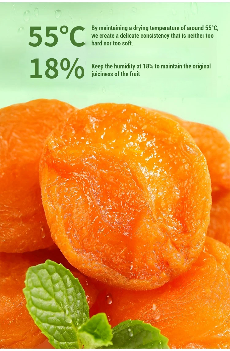 California's specialty golden dried apricots are thick, seedless, and boast a rich fruit aroma with a soft and sweet taste! 