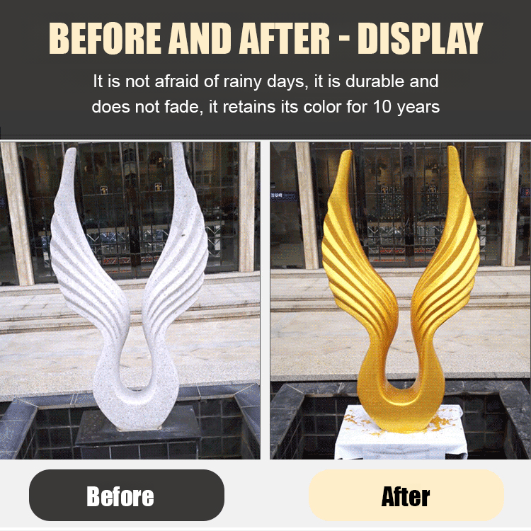 More dazzling than gold, this water-based polymer gold powder paint shines brilliantly and exudes luxury! 