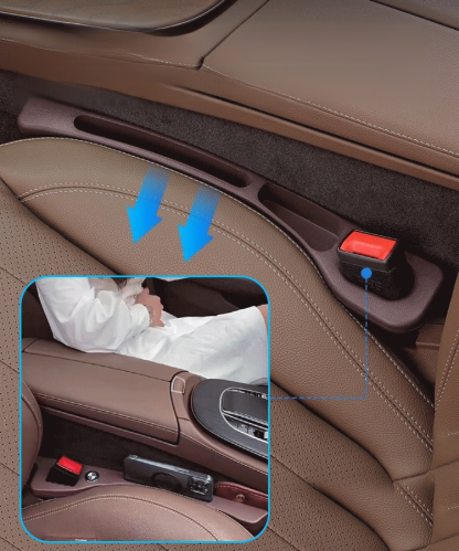 It not only prevents things from dropping, but also adds extra storage space—convenient and practical!