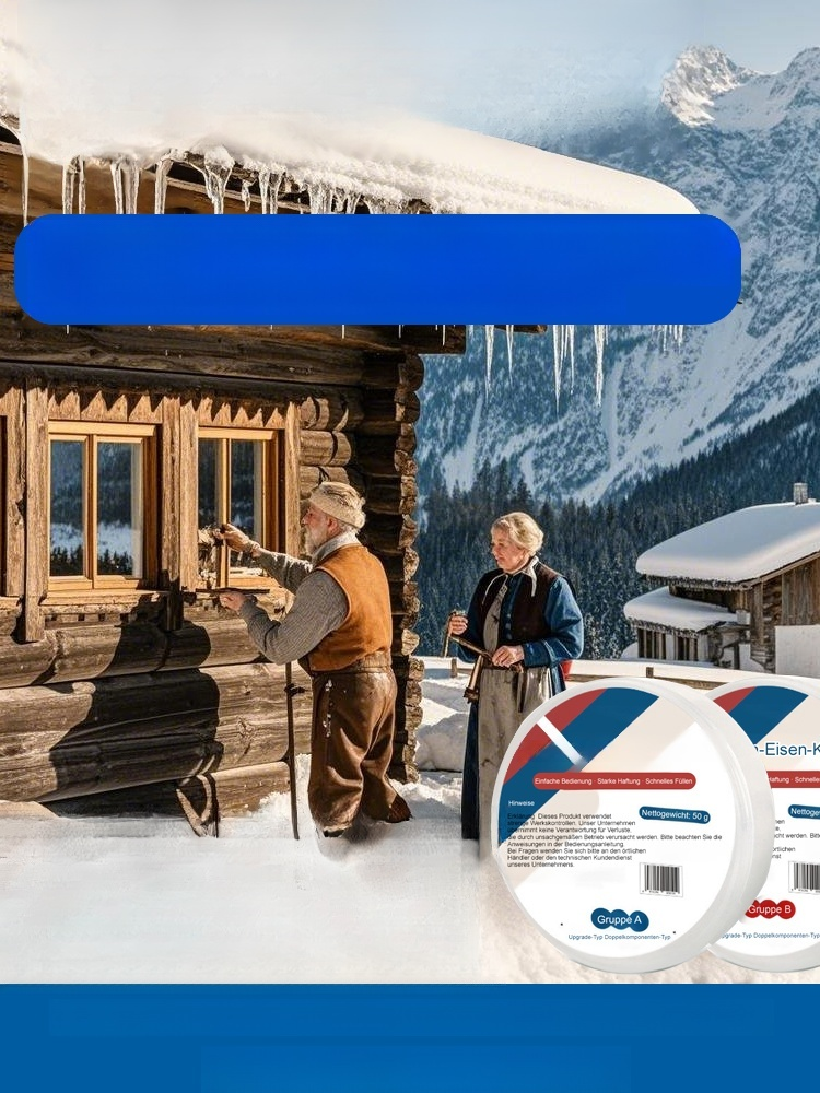 Multi-functional plastic steel niobium-iron repair adhesive, which becomes harder than steel after curing.