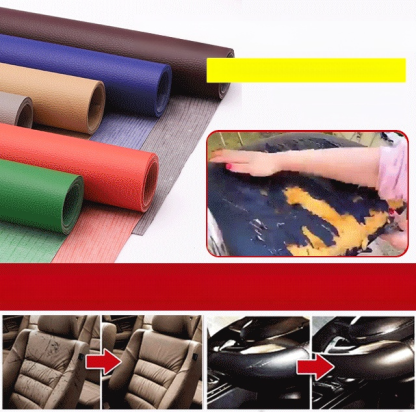 If your leather furniture or tables and chairs are damaged, try this self-adhesive leather repair patch!
