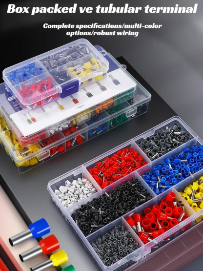 High-strength cold-pressed wire connectors, providing secure, safe, and efficient connections! 