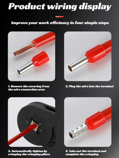 High-strength cold-pressed wire connectors, providing secure, safe, and efficient connections! 