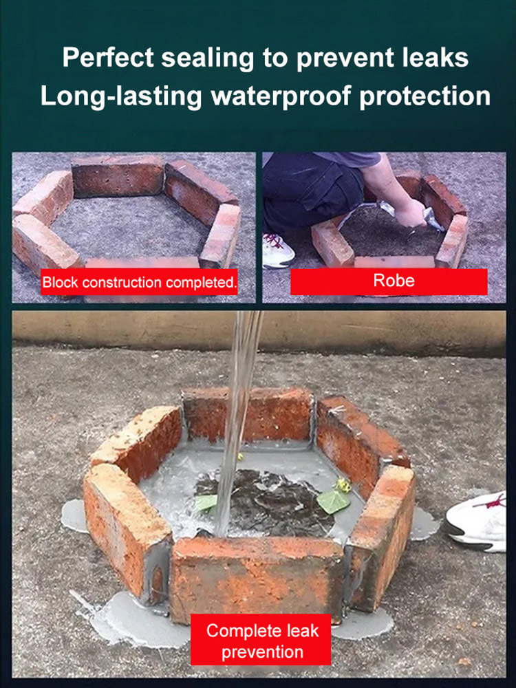 Specially developed to address various crack and leakage issues, this high-elasticity, fast-drying self-leveling sealant!