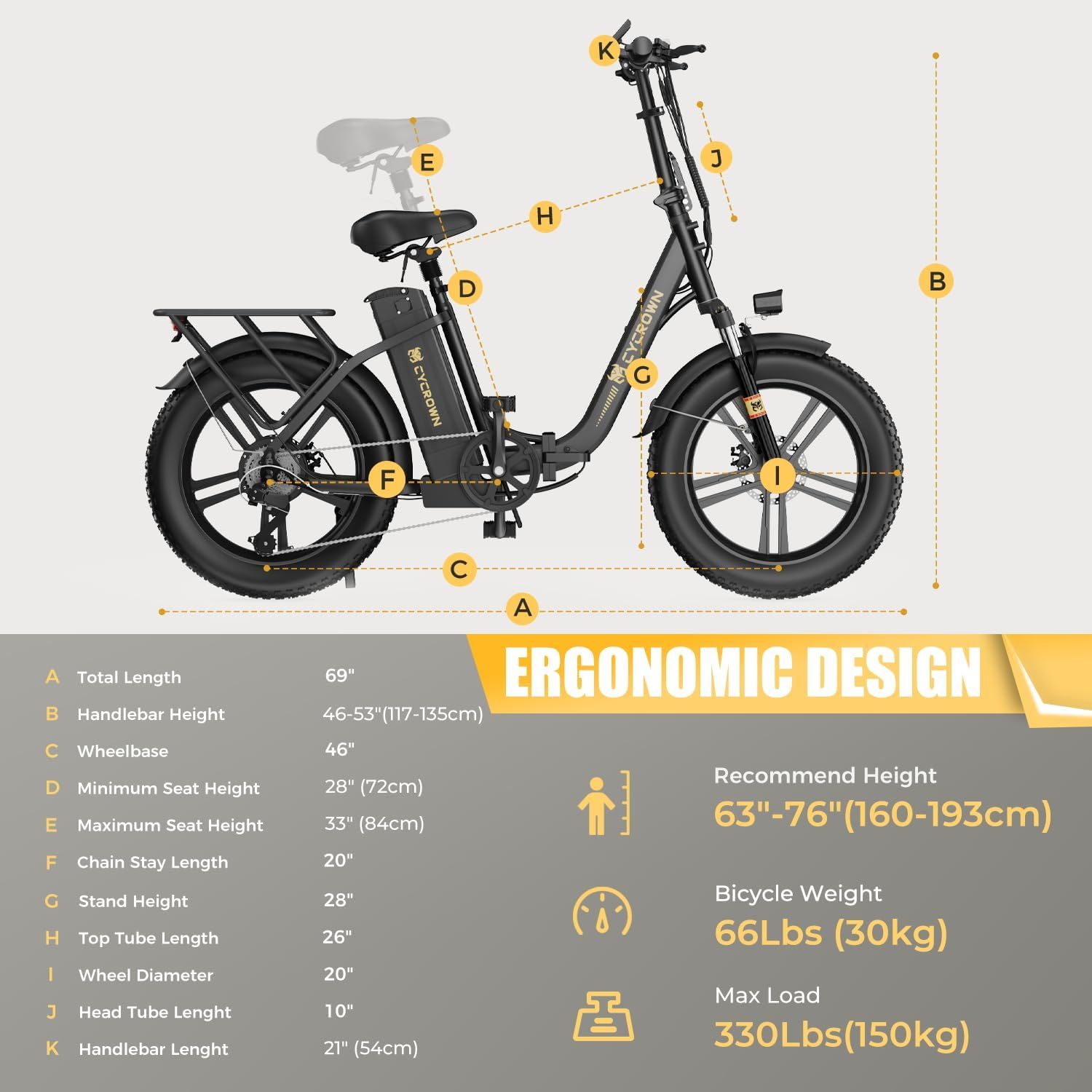 CycFree Foldable Ebike