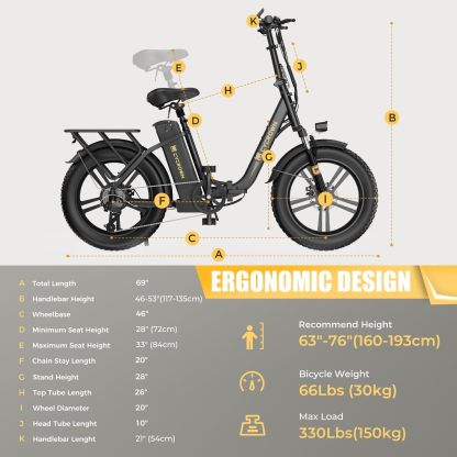 CycFree Foldable Ebike
