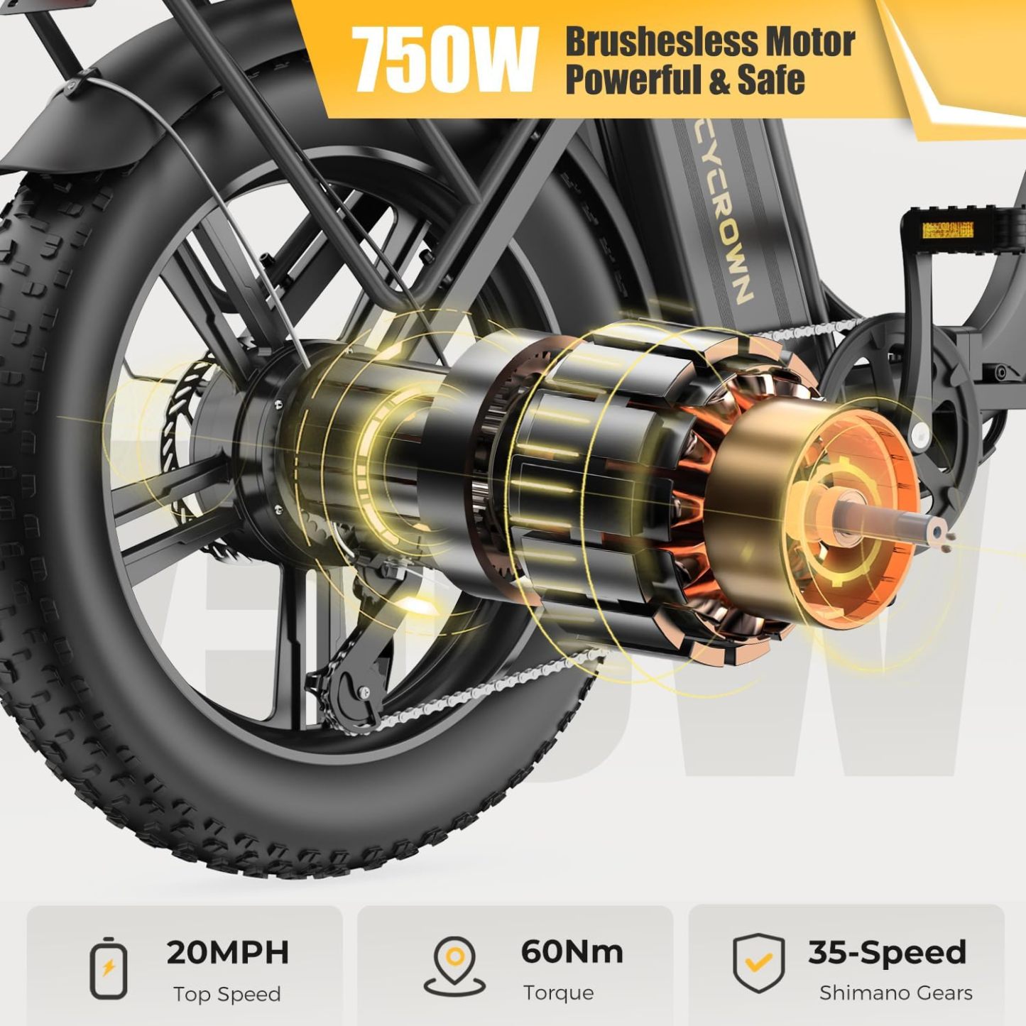 CycFree Foldable Ebike