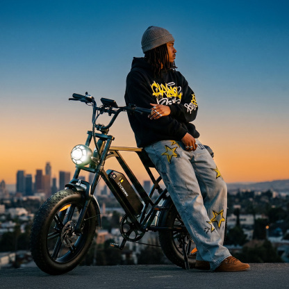CycHunter Moped Style Ebike