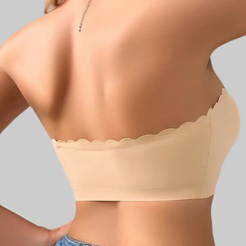 🔥BUY 1 GET 1 FREE(Add 2 Pcs To Cart)🔥Seamless Front Closure Strapless Bandeau Bra