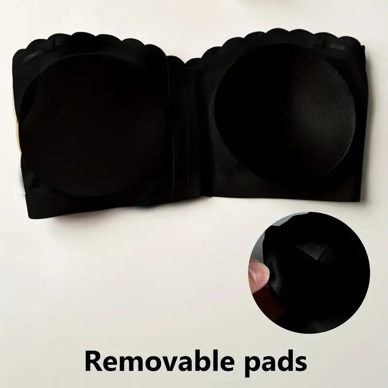 🔥BUY 1 GET 1 FREE(Add 2 Pcs To Cart)🔥Seamless Front Closure Strapless Bandeau Bra