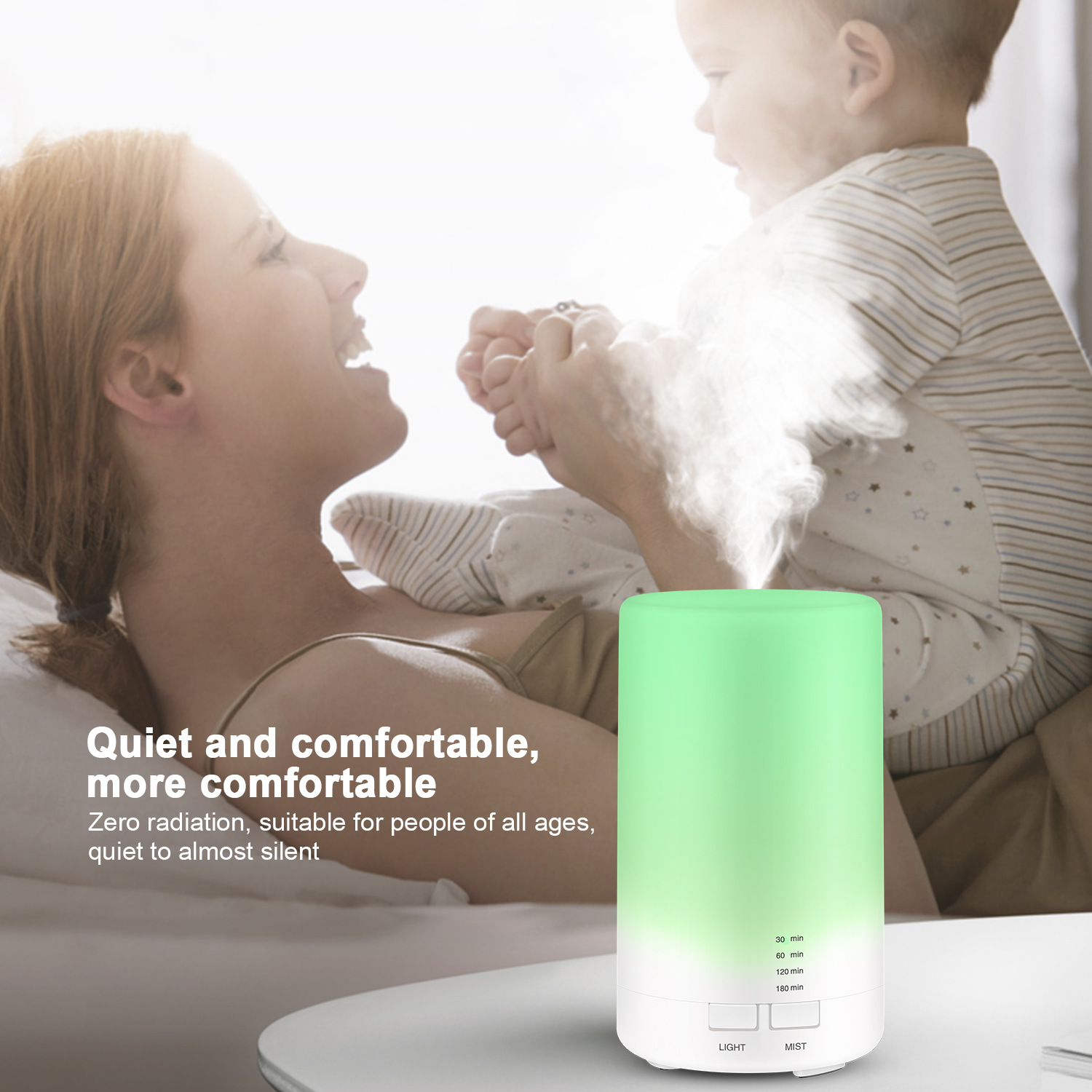 Colorful Fragrance Machine (Includes 6 bottles of essential oil)