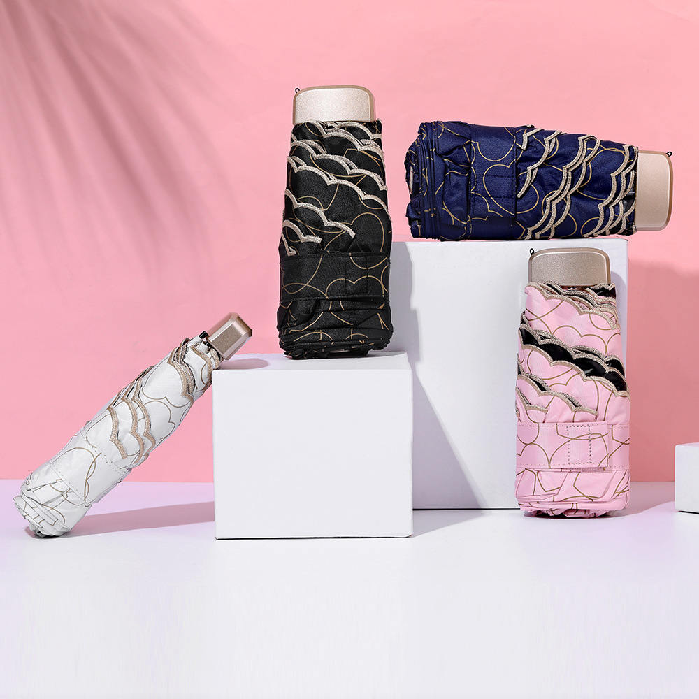 Ultra-light, portable, compact and foldable umbrella for rain or shine