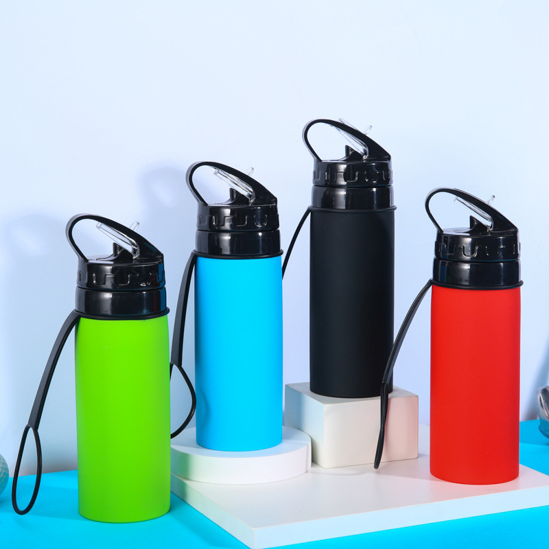Silicone foldable water bottle