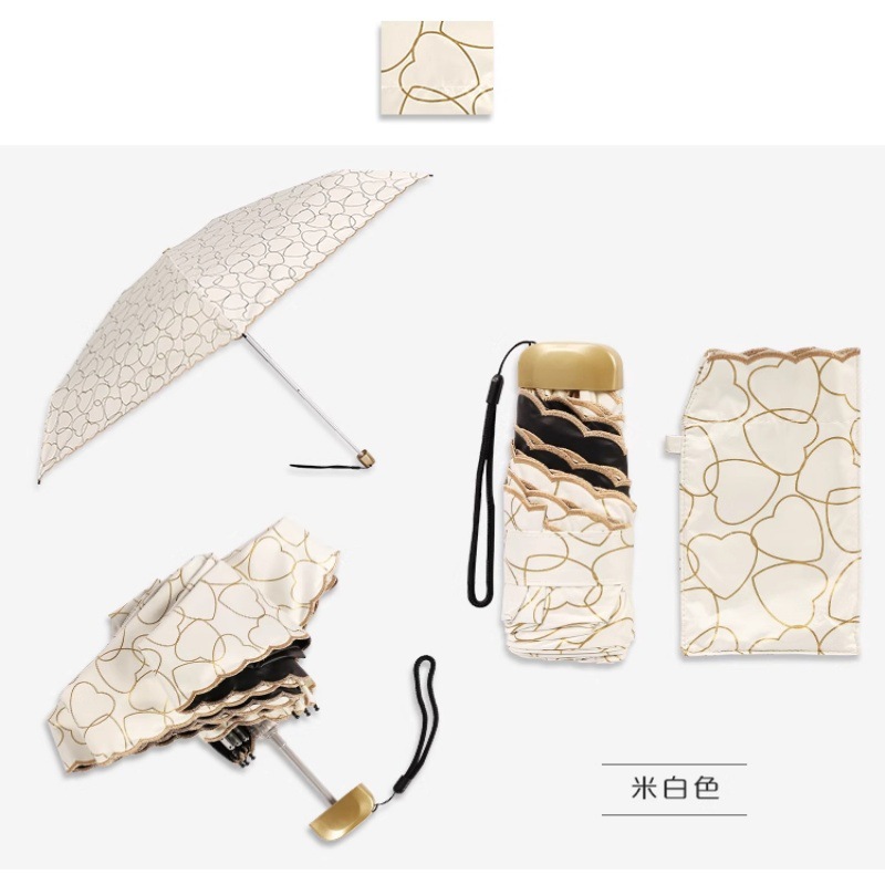 Ultra-light, portable, compact and foldable umbrella for rain or shine