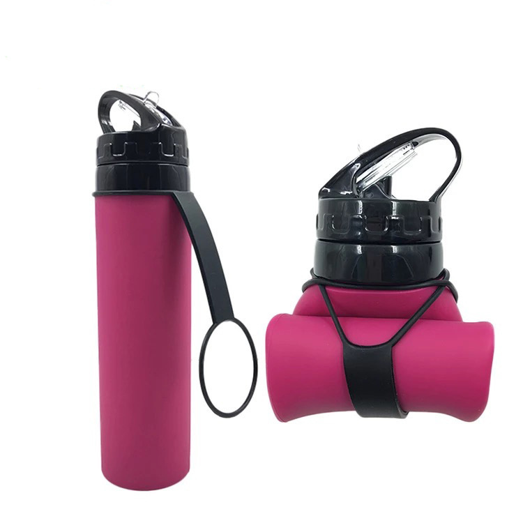 Silicone foldable water bottle