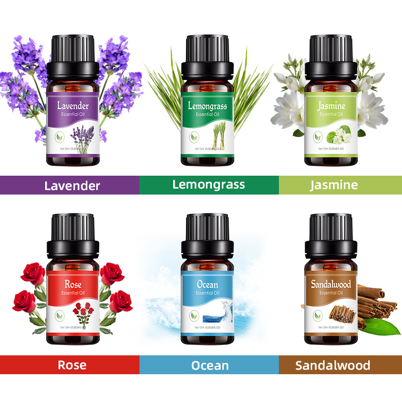 Colorful Fragrance Machine (Includes 6 bottles of essential oil)