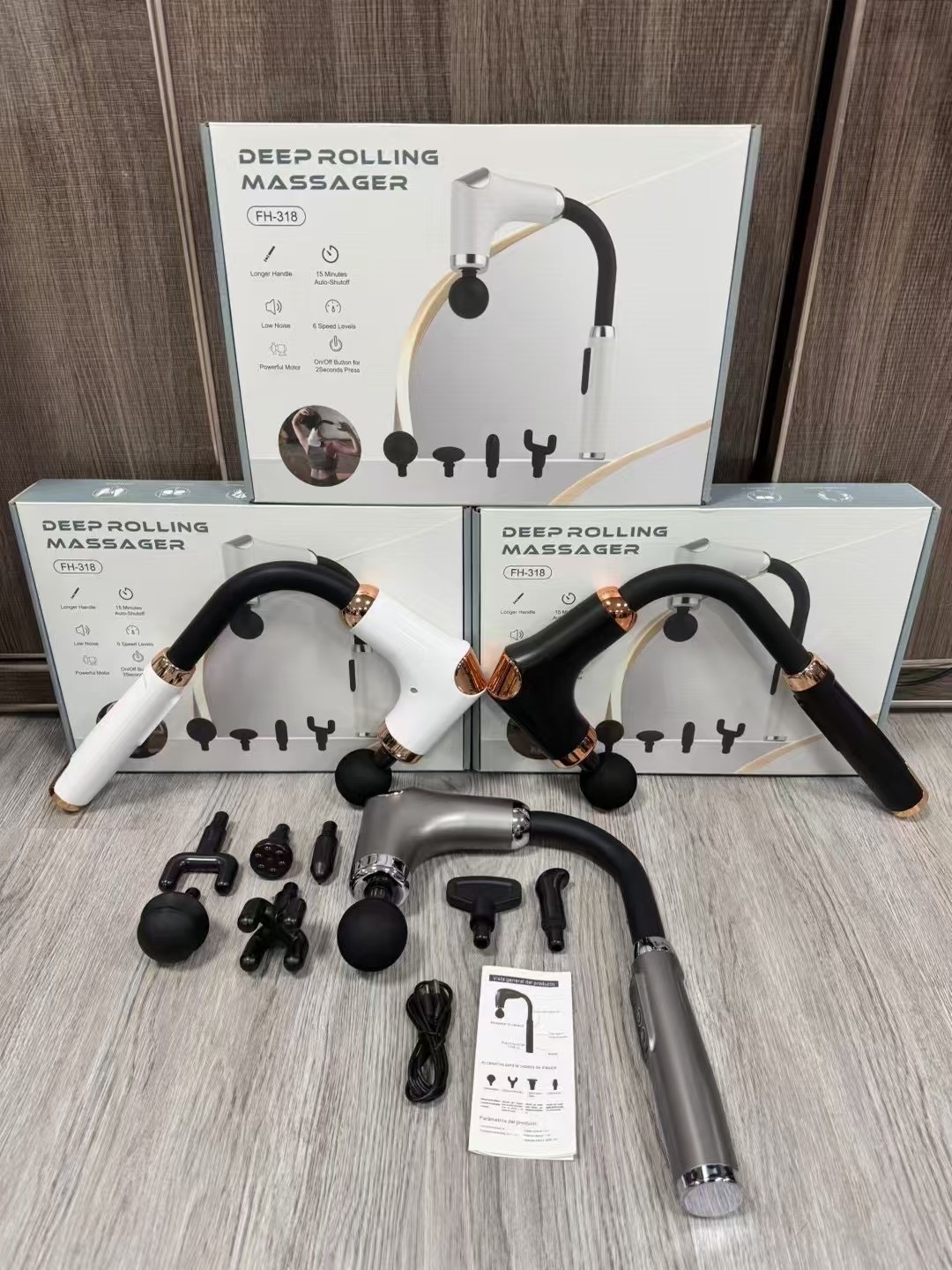 Multifunctional massage gun