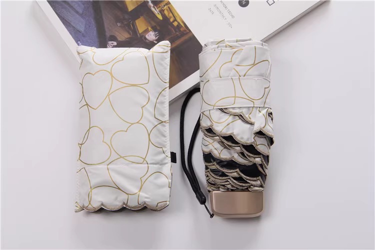 Ultra-light, portable, compact and foldable umbrella for rain or shine