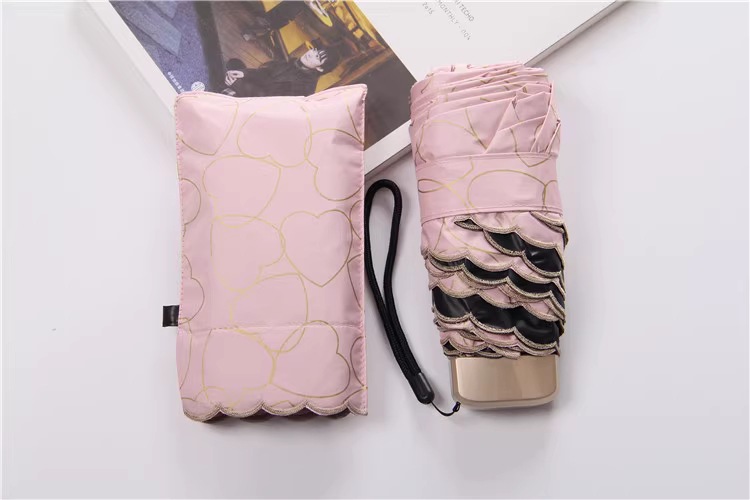 Ultra-light, portable, compact and foldable umbrella for rain or shine