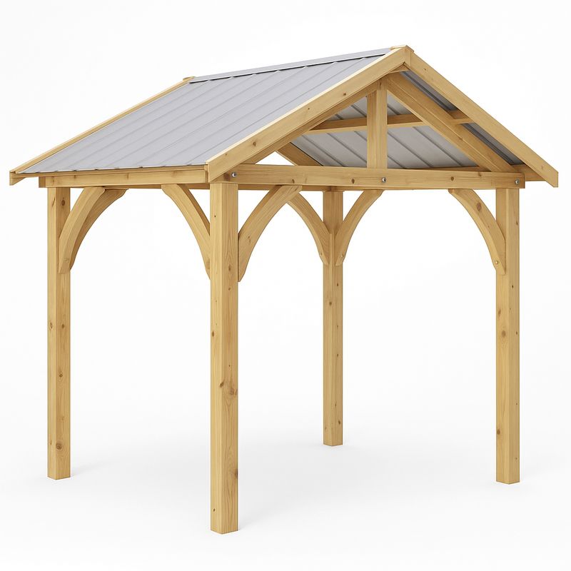 Pavillon de jardin 240x300 cm en polycarbonate