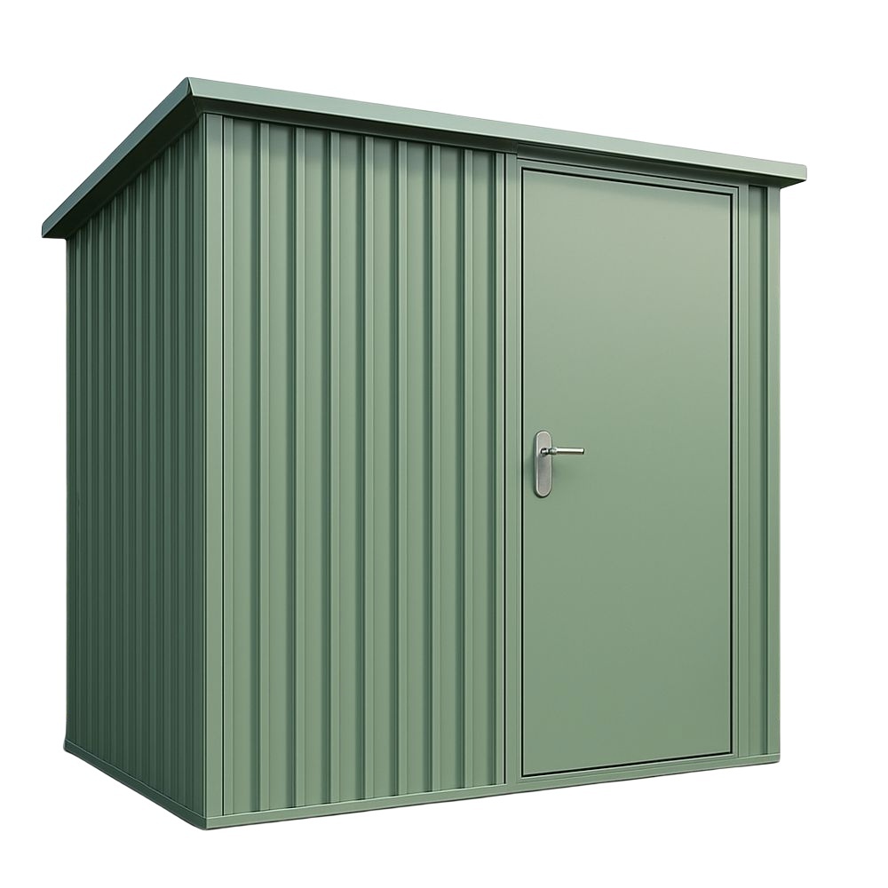 Abri de Jardin Métallique Vert 200x150x180 cm