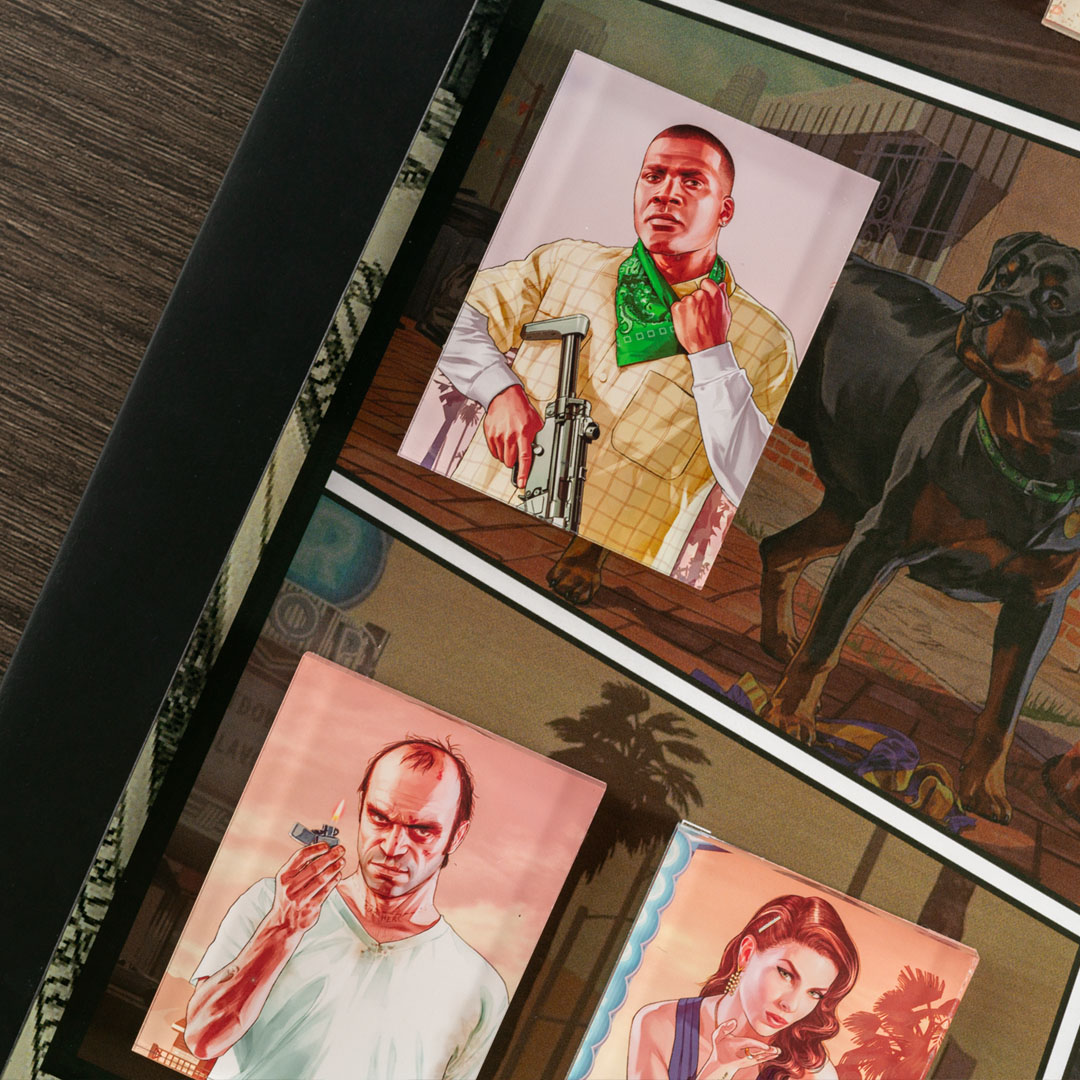 Framed Grand Theft Auto V