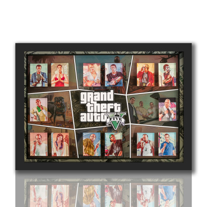 Framed Grand Theft Auto V