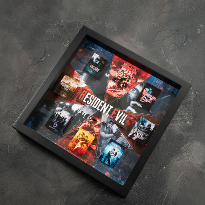 Framed Resident Evil