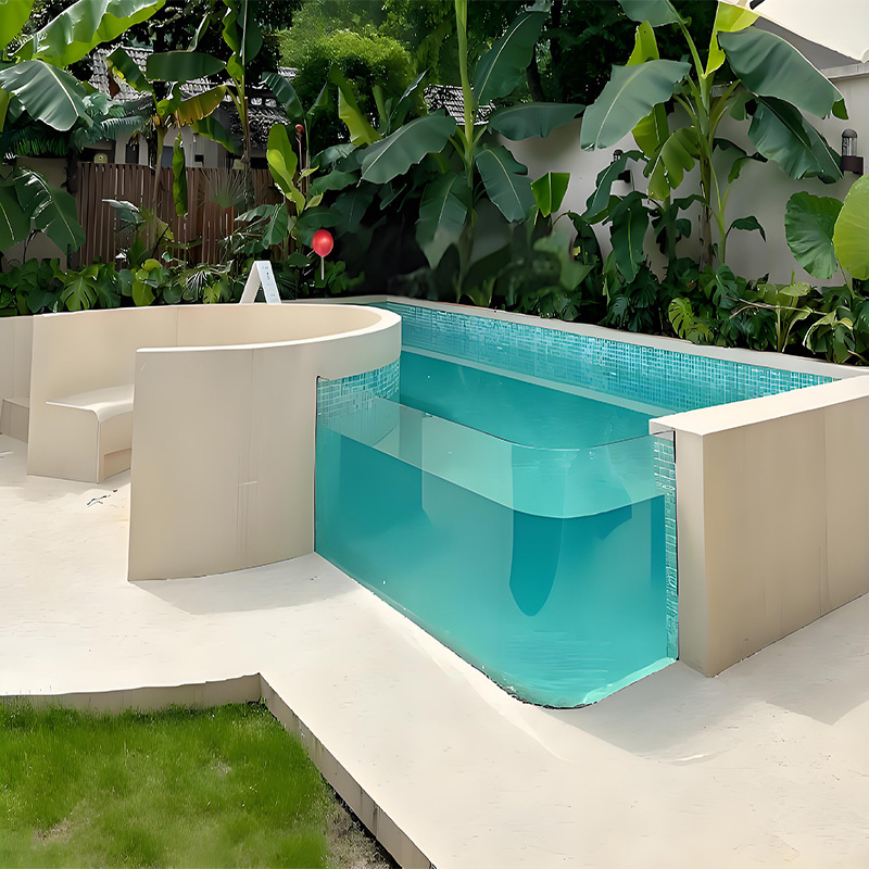 【Customized】acrylic pool fencing  non-yellowing, design available