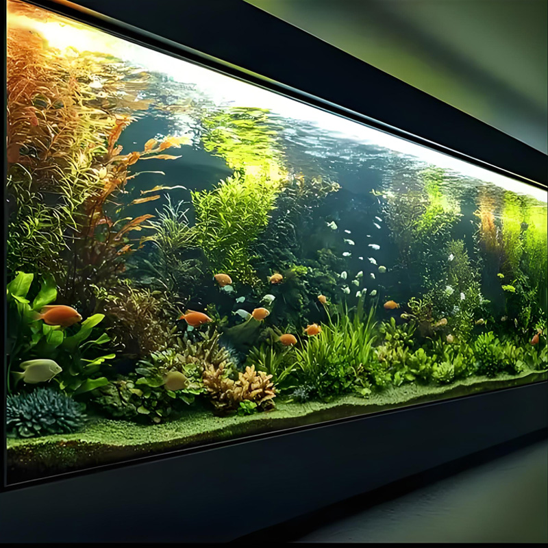 【Customized】 High-transparency acrylic fish tank for ecological and creative exhibitions in marine-themed parks