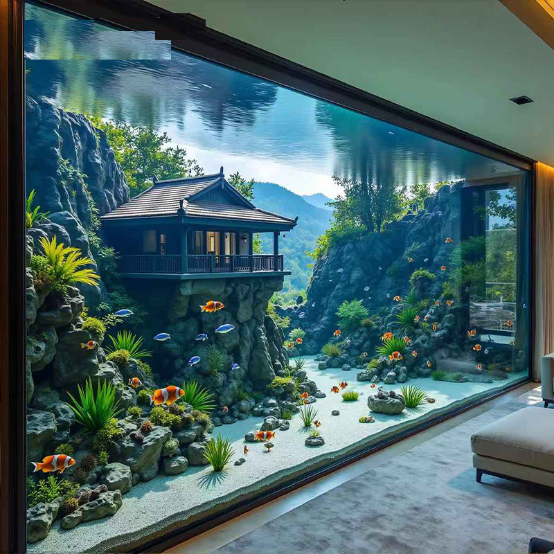 【Customized】PMMA panels for swimming pool     acrylic fish tank