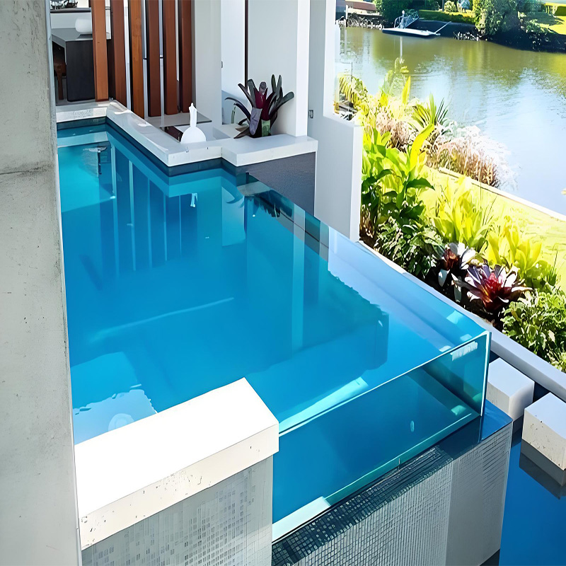 【Customized】acrylic sheets for villa swimming pools   130mm thick PMMA board