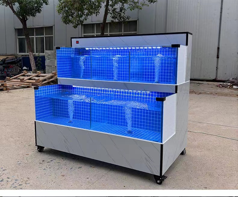 【Customized】 Restaurant-specific seafood pool with beautiful appearance and high light transmittance