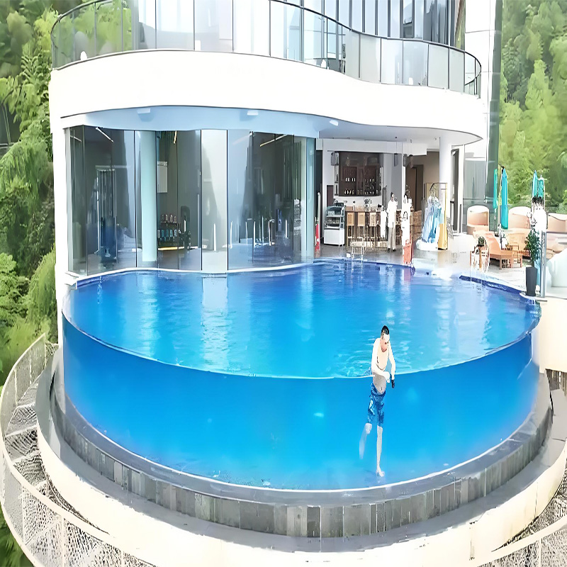 【Customized】large swimming pool borderless acrylic panels　/ aquarium viewing panels