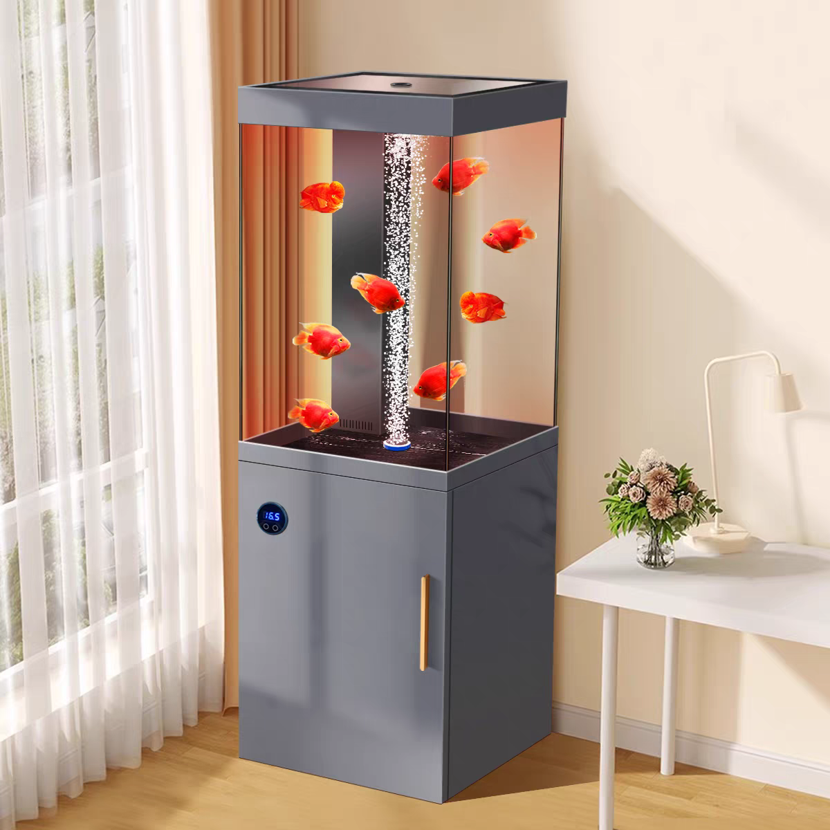 【Customized】 Commercial screen partition floor ecological aquarium