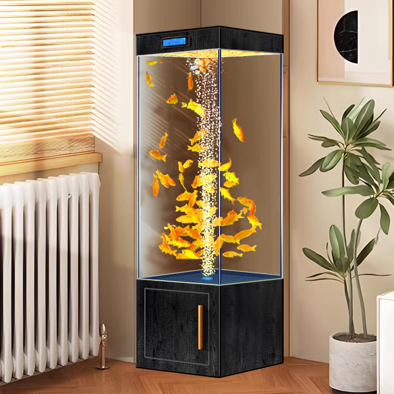 【Customized】 Intelligent ultra-white glass fish tank, no water changes required for a long time