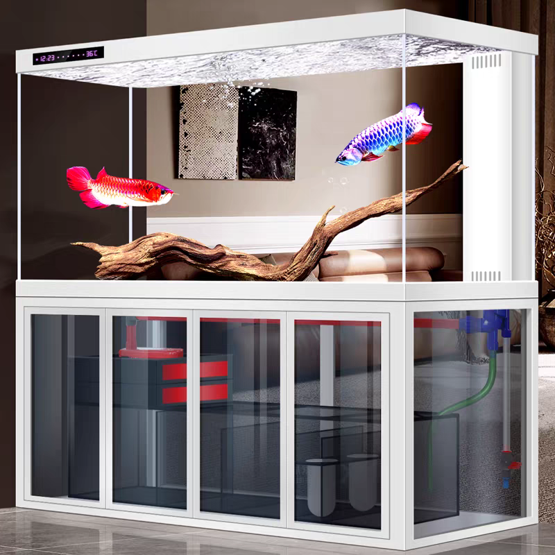 【Customized】Large living room aquarium with bottom filter and long-term water change-free