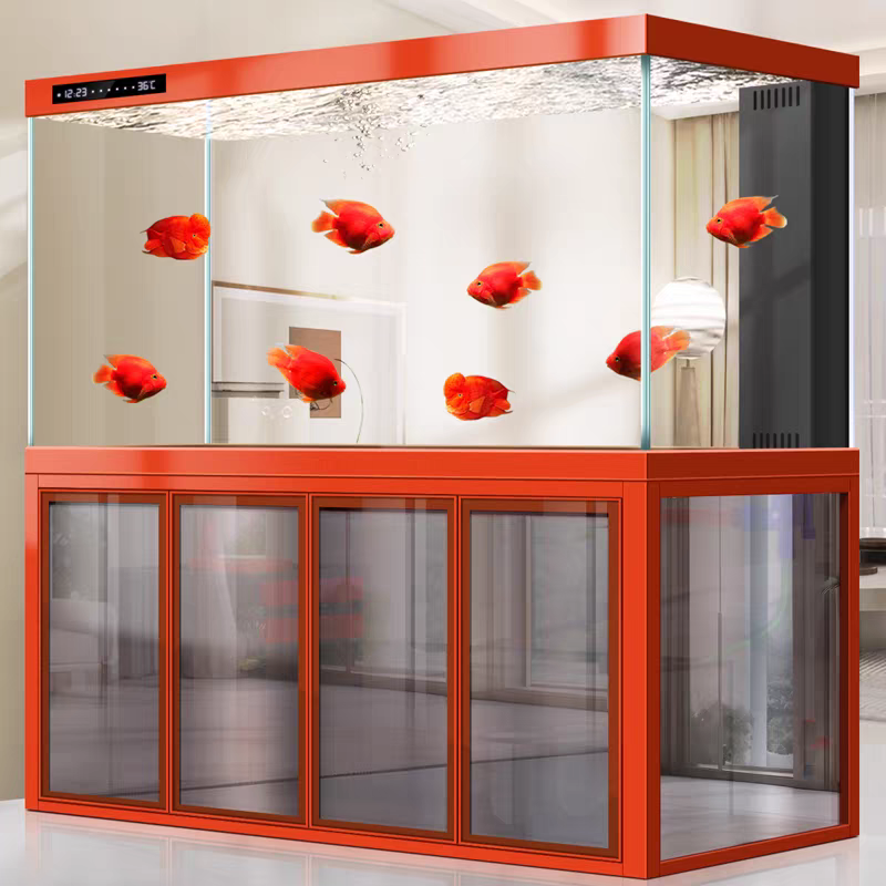 【Customized】Large living room aquarium with bottom filter and long-term water change-free