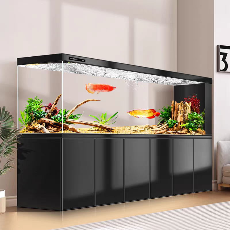 【Customized】Large Commercial Ecological Aquarium with Bottom Filtration
