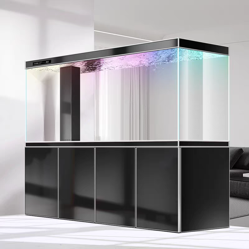 【Customized】 Floor-standing professional-grade bottom filter fish tank with intelligent control and long-term water