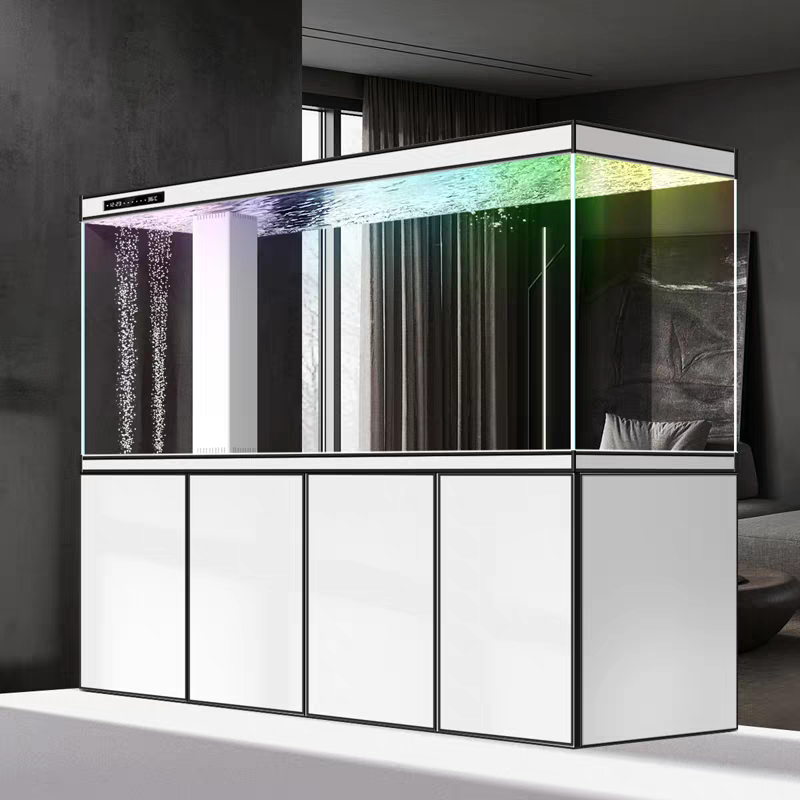 【Customized】 Floor-standing professional-grade bottom filter fish tank with intelligent control and long-term water