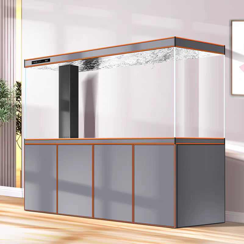 【Customized】 Floor-standing professional-grade bottom filter fish tank with intelligent control and long-term water