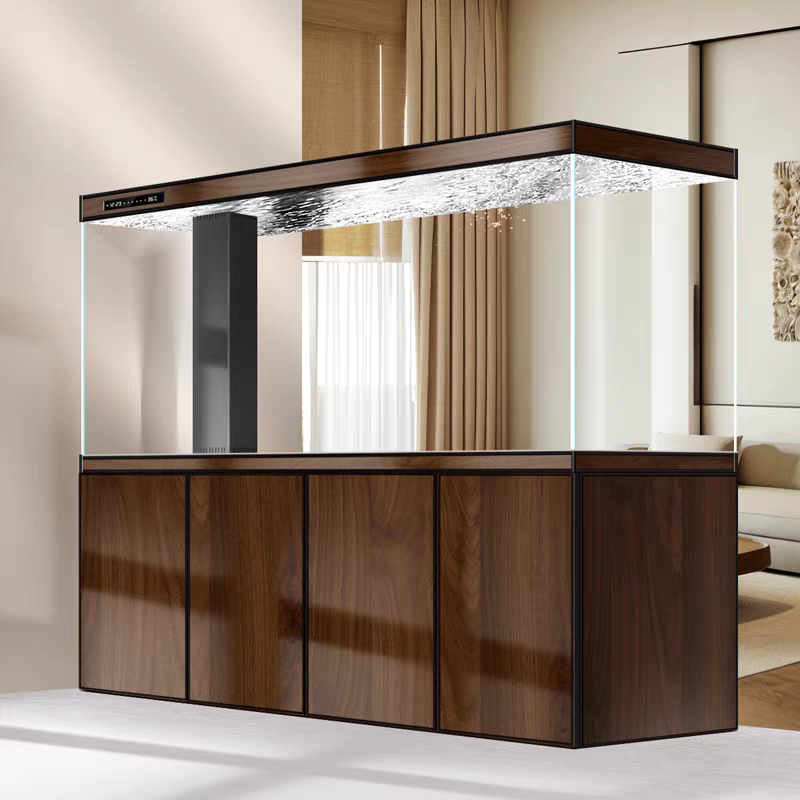 【Customized】 Floor-standing professional-grade bottom filter fish tank with intelligent control and long-term water