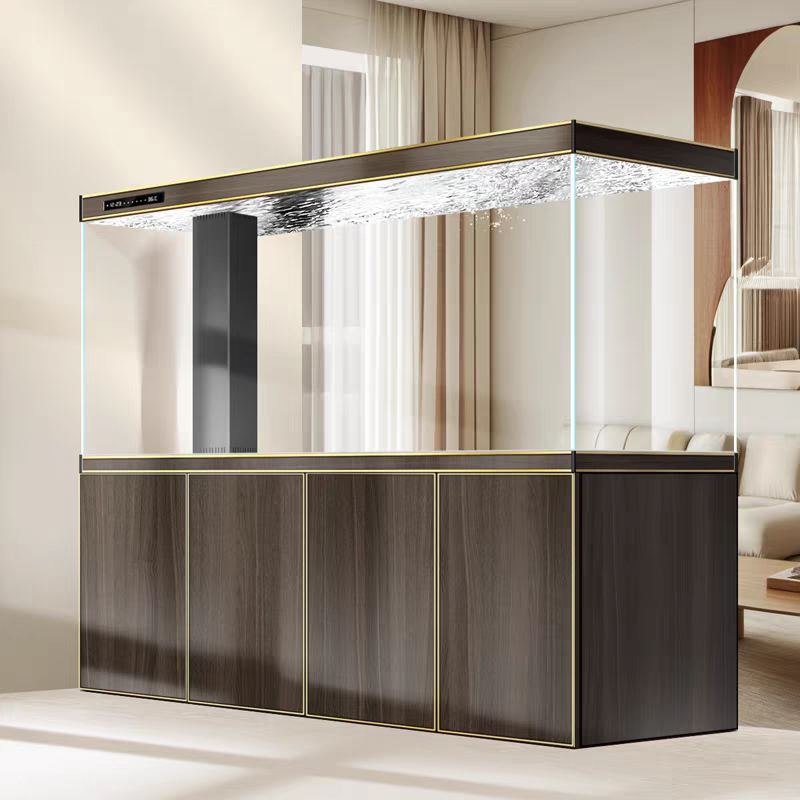 【Customized】 Floor-standing professional-grade bottom filter fish tank with intelligent control and long-term water