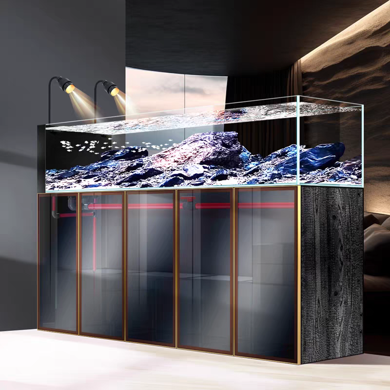 【Customized】Home stream tank original ecological landscape aquarium bottom filtration system